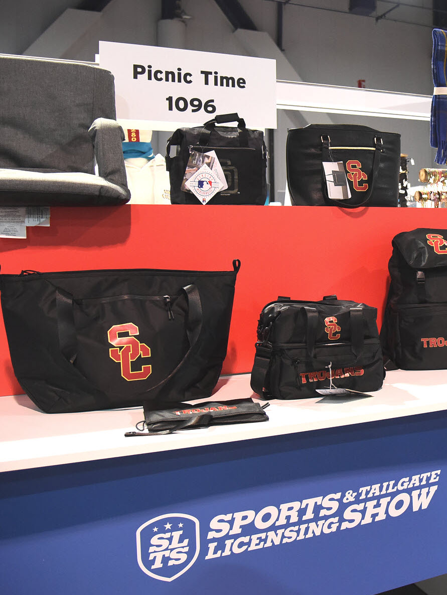 new product zone at Sports Licensing & Tailgate Show